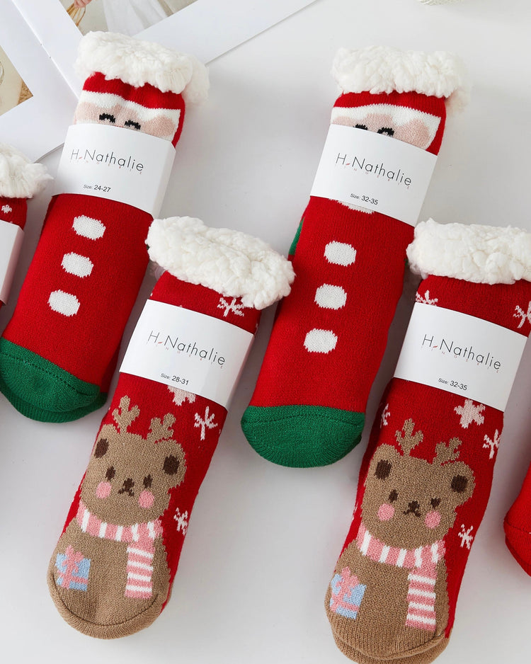 Kids Happy Christmas Socks