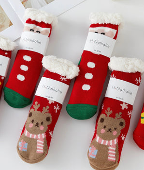Kids Happy Christmas Socks