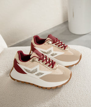 Alba Burgundy Sneaker