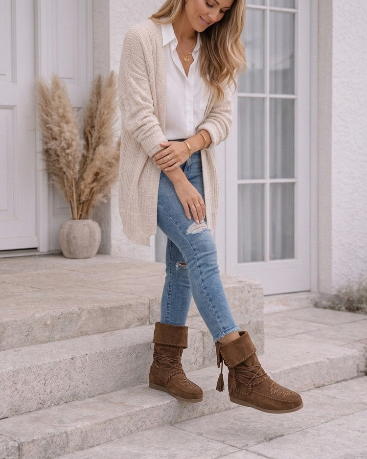 Ibiza Camel Boots