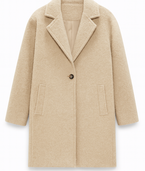 Kaylee Cozy Beige Jacket