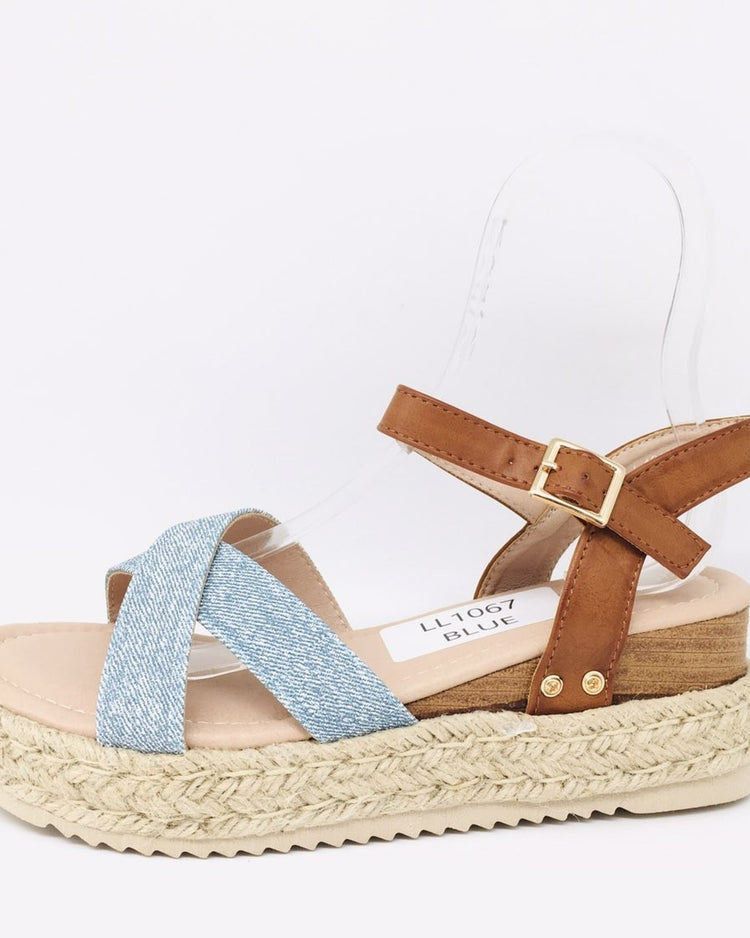 Denim Blue Sandaal