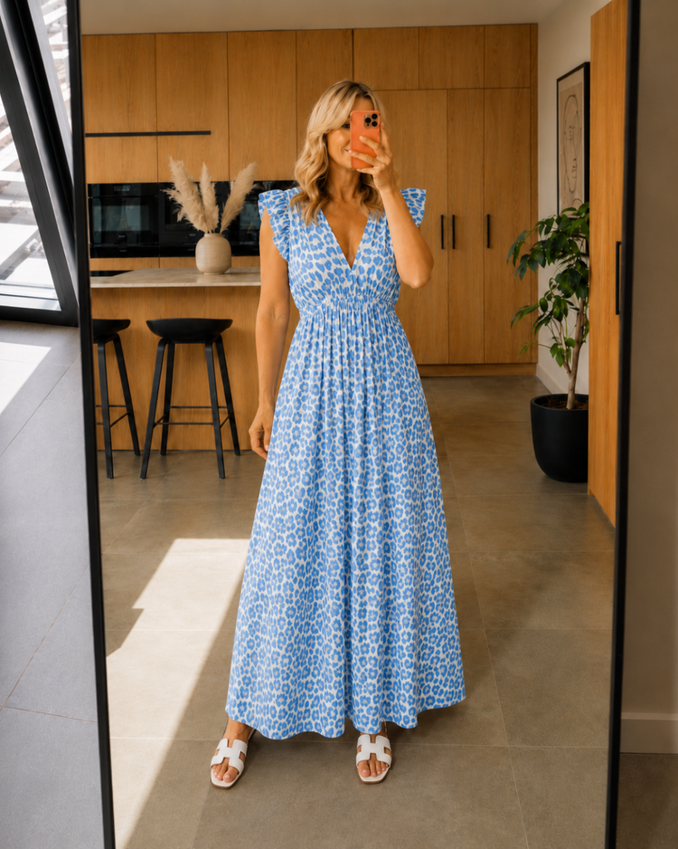 Leo Ruffle Dress