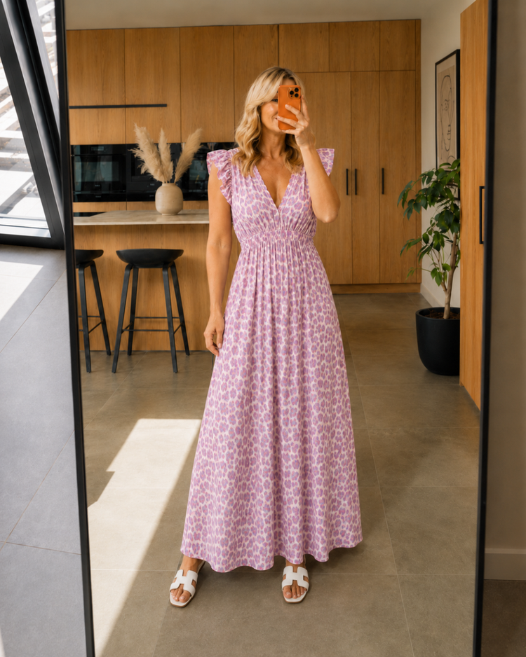 Leo Ruffle Dress