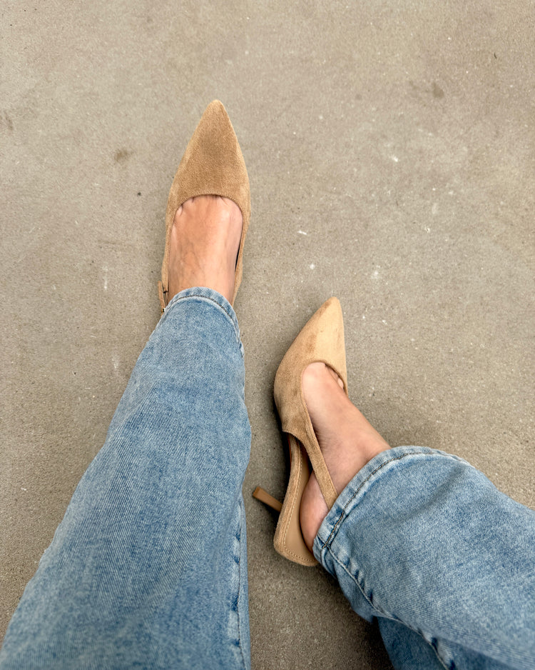 Lima Khaki Heels