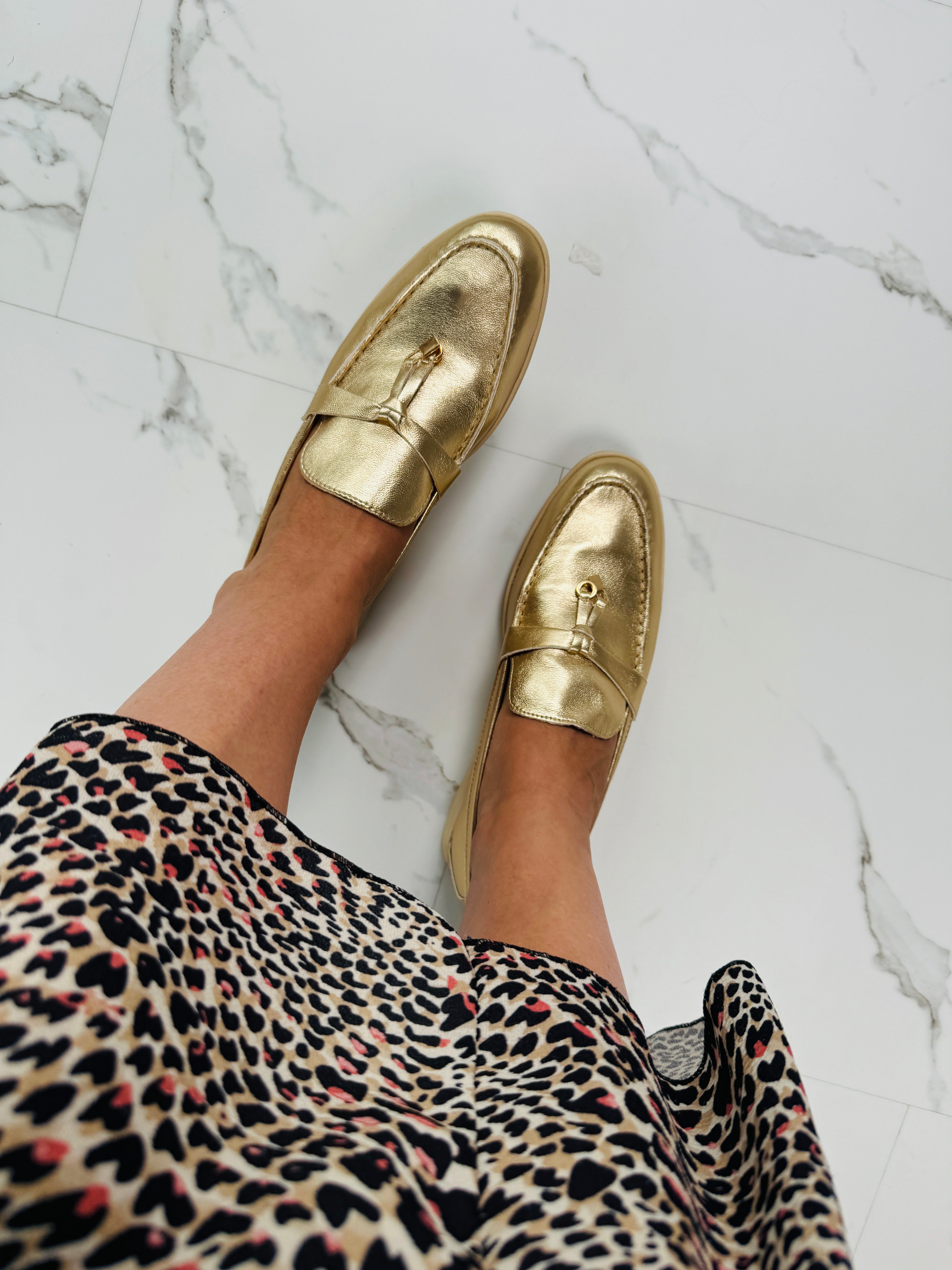 Lott Gold Loafer