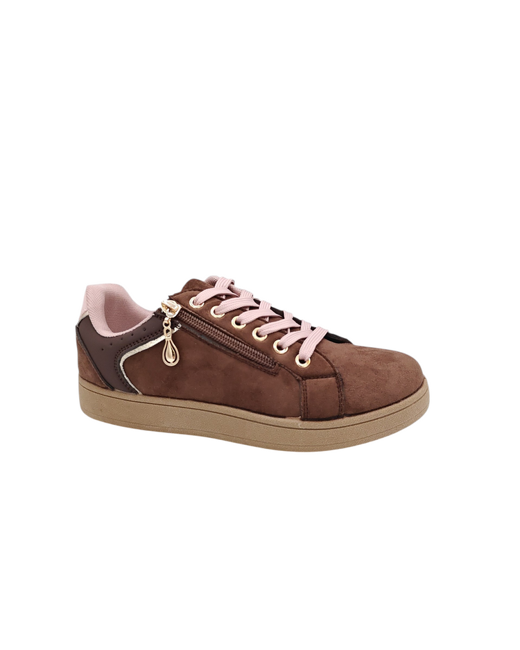 Pom Brown/Pink Sneaker