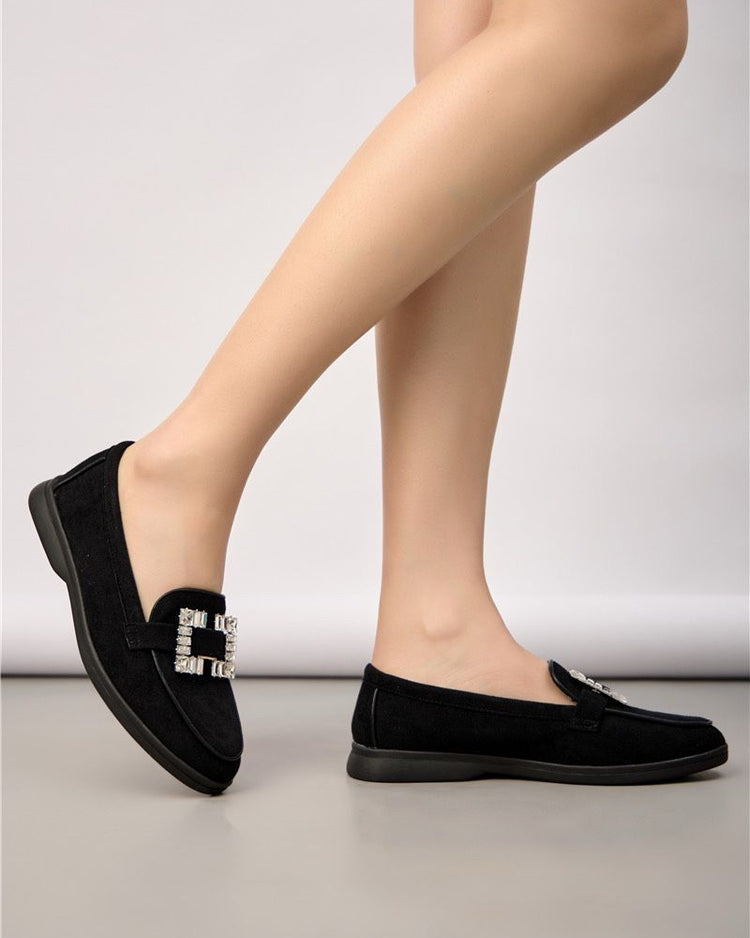 Square Black Loafer