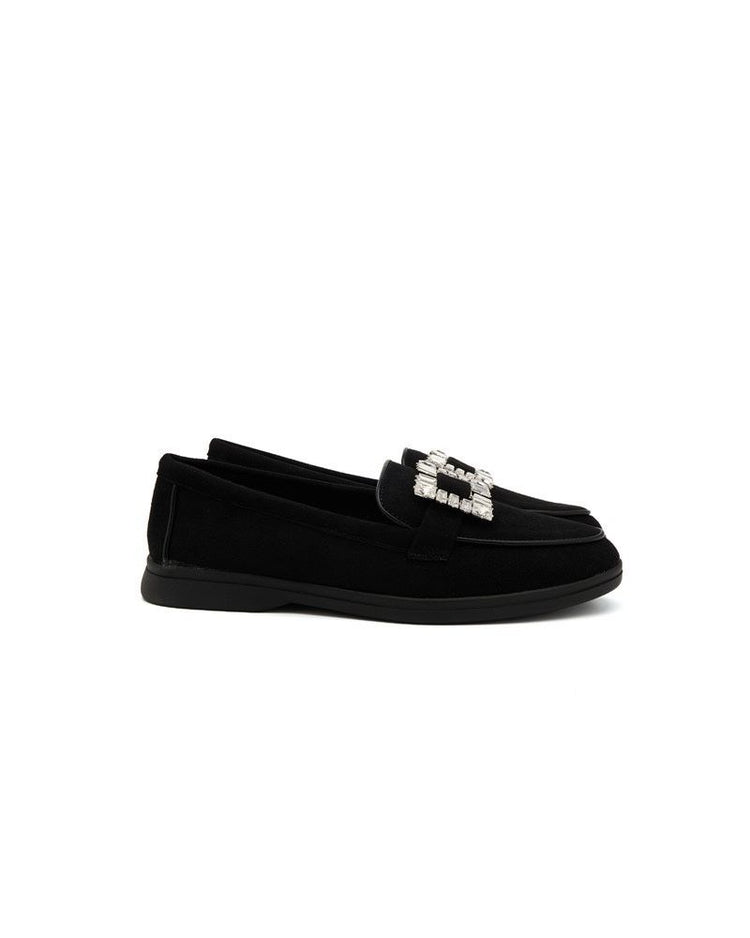 Square Black Loafer