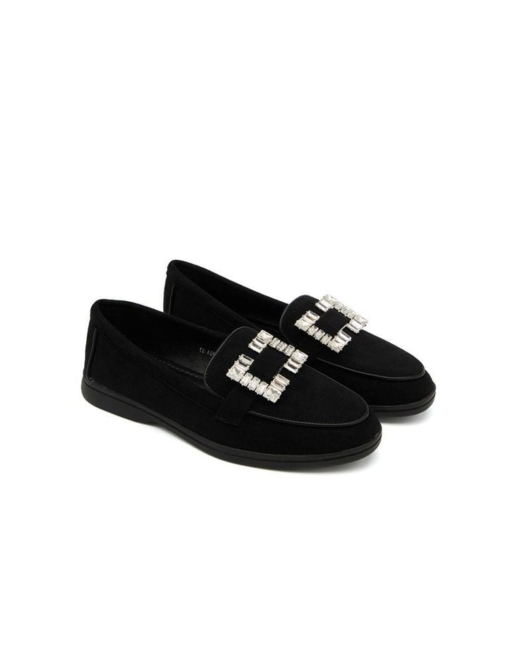 Square Black Loafer