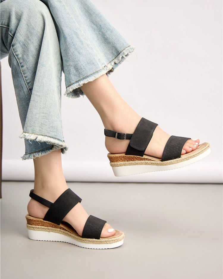 Valencia Black Wedge