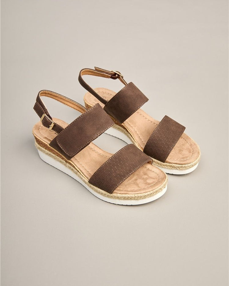 Valencia Brown Wedge