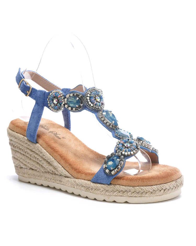 Jemke Blue Wedge