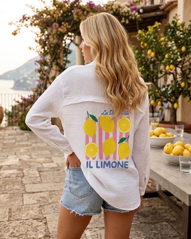 Limone White Blouse