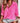 Oversized Stripe Blouse Fuchsia