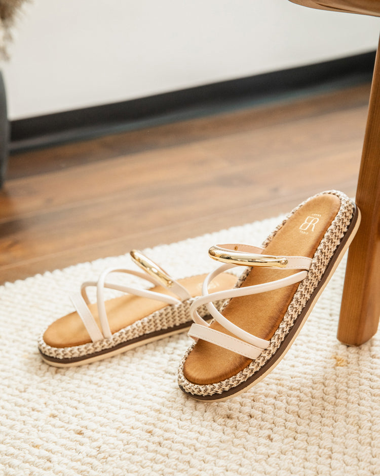 Amber Beige Slides