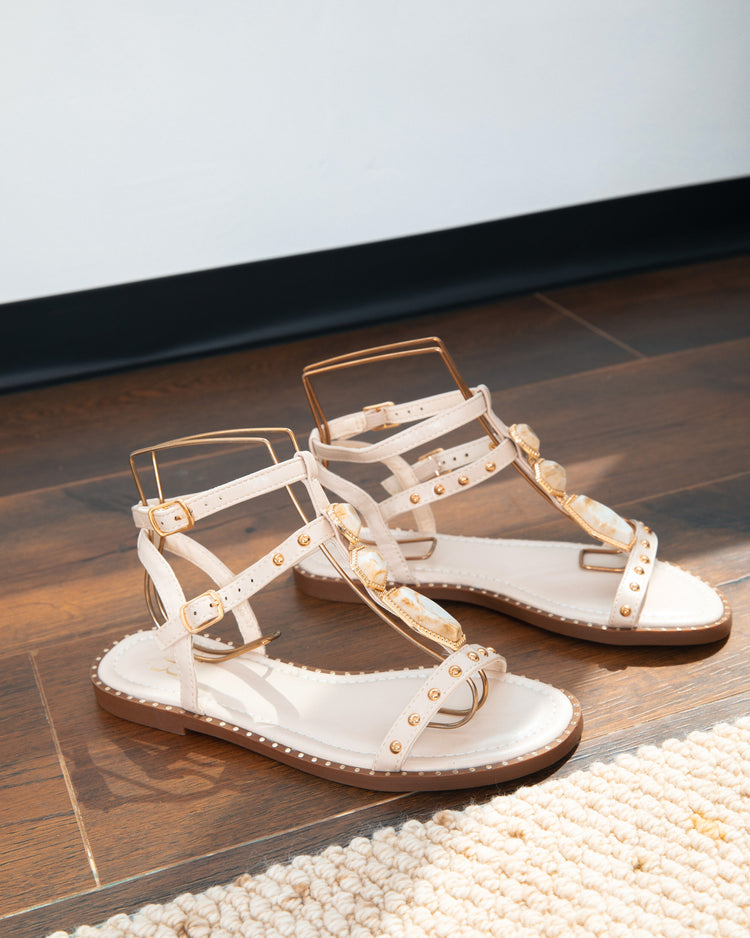 Jade Beige Sandal