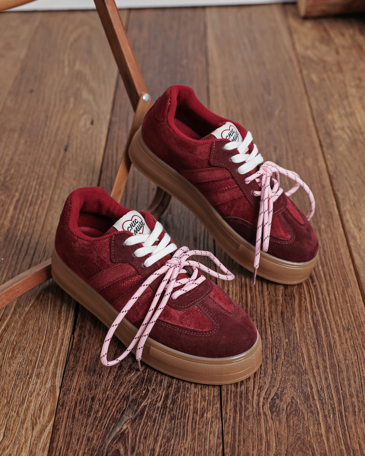 Noeme Wine Sneaker