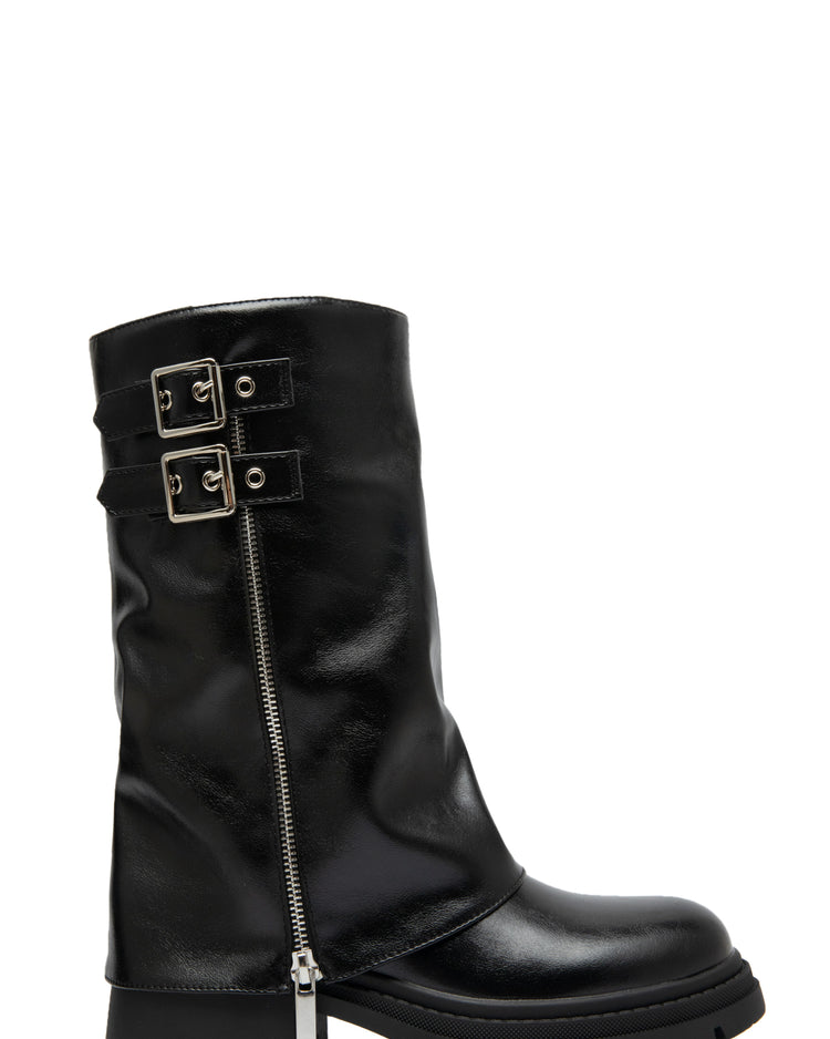 Cover Shiny Zip Boots