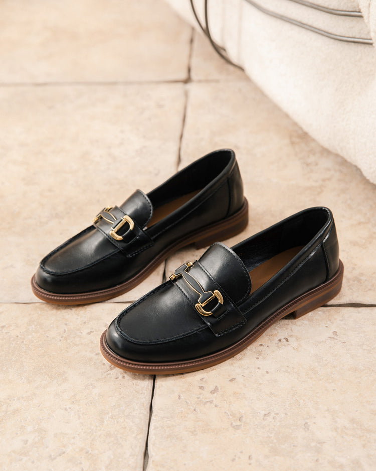 Laura Detail Loafer - Black