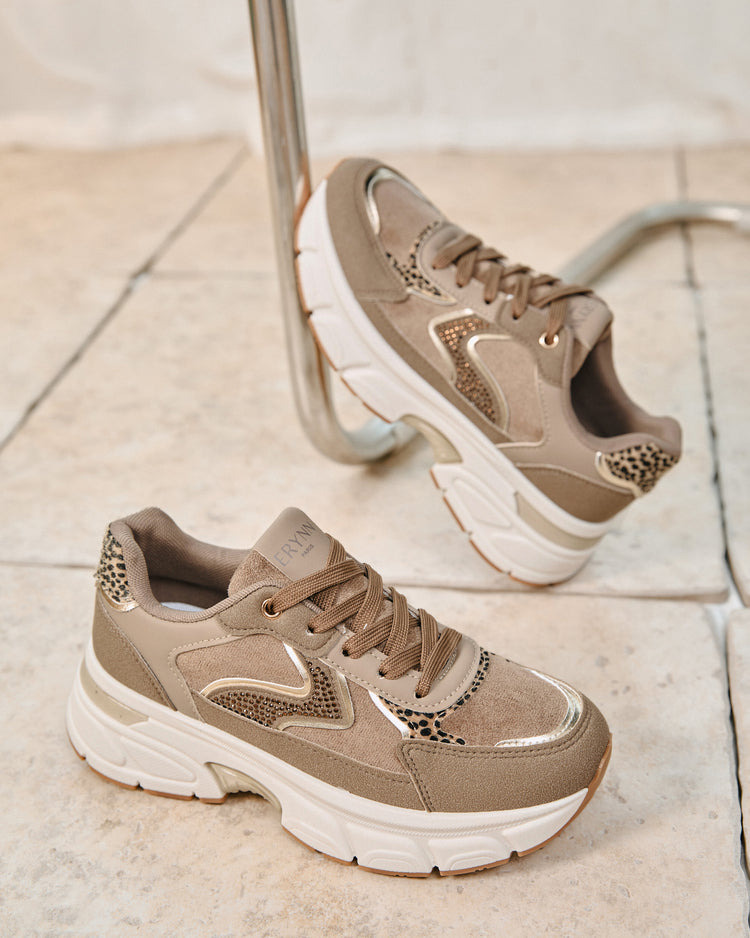 Mayah Taupe Sneaker