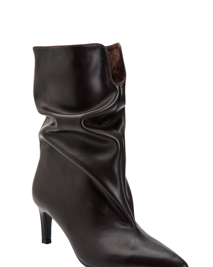 Gorgina Brown Heel Boot