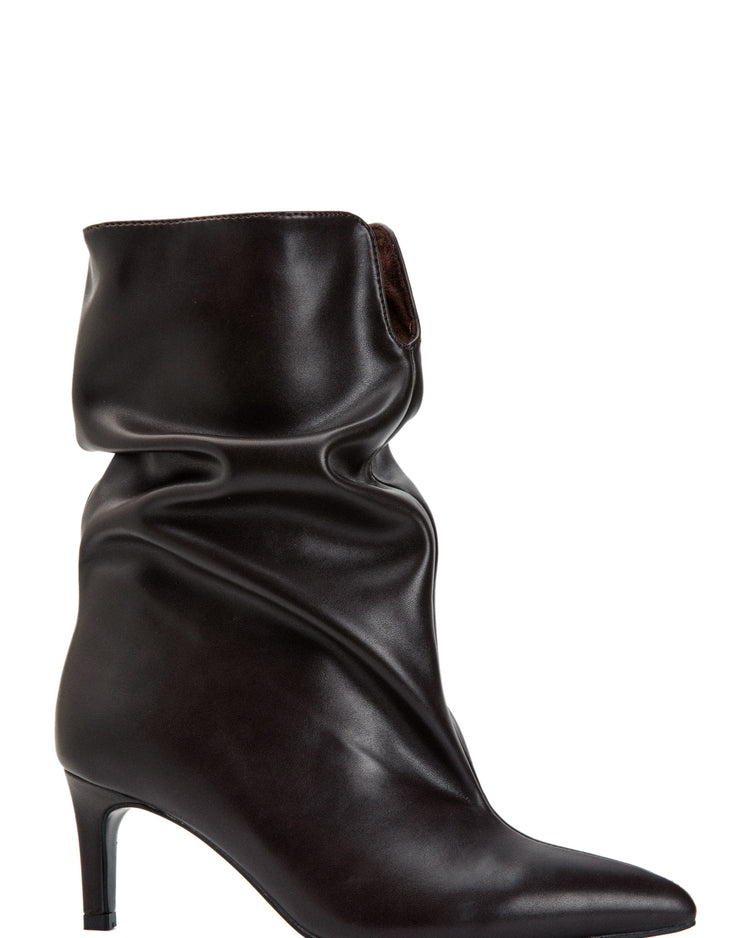 Gorgina Brown Heel Boot