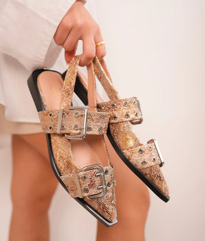 Maartje Print Slingback