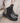 Martha - Black Chelsea Boots – Leopard Detail