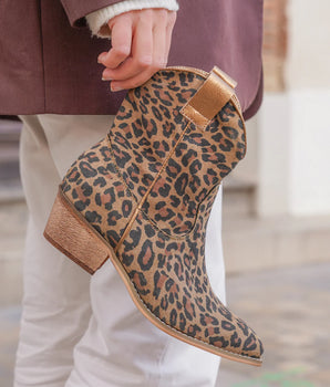 Thirza Gold Boots