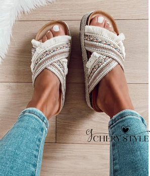 Merel Beige Slipper