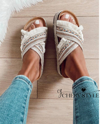 Merel Beige Slipper
