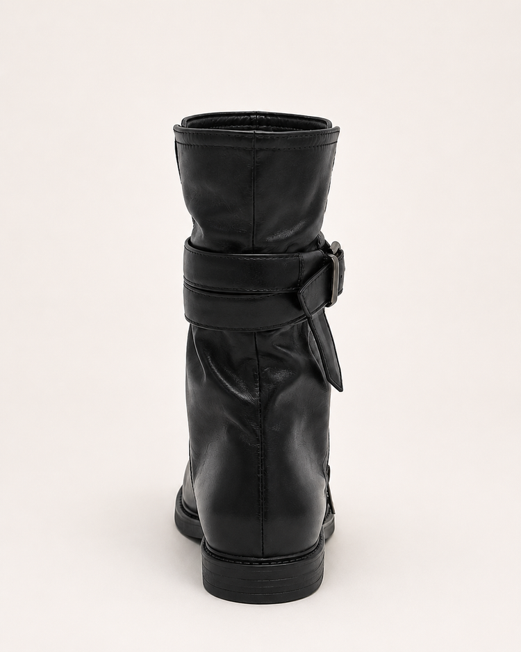 Miley Biker Boots - Black