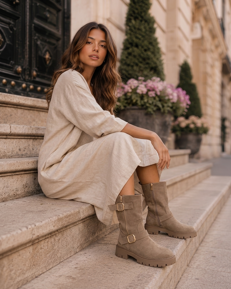 Mirte Khaki Boots