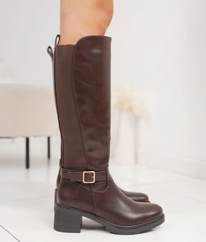 Monja Brown High Boots