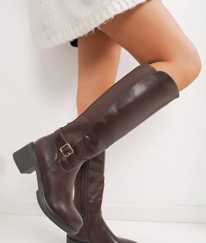 Monja Brown High Boots