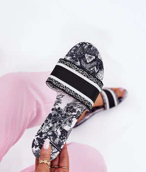 Sienna Black Slides