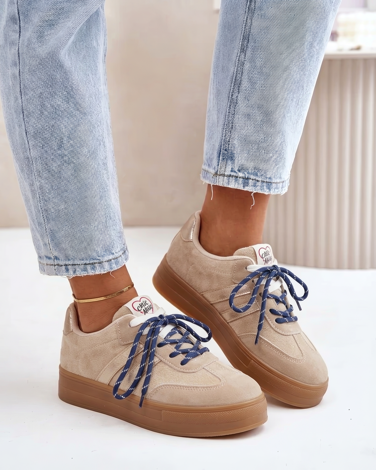 Noeme Beige Sneaker