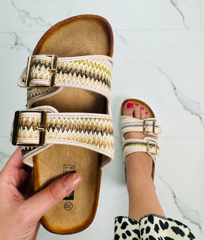 NY Beige Slippers