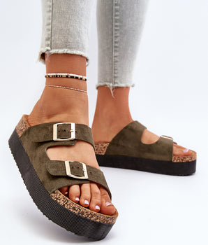 Nadine Green Slipper