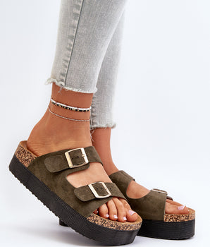 Nadine Green Slipper