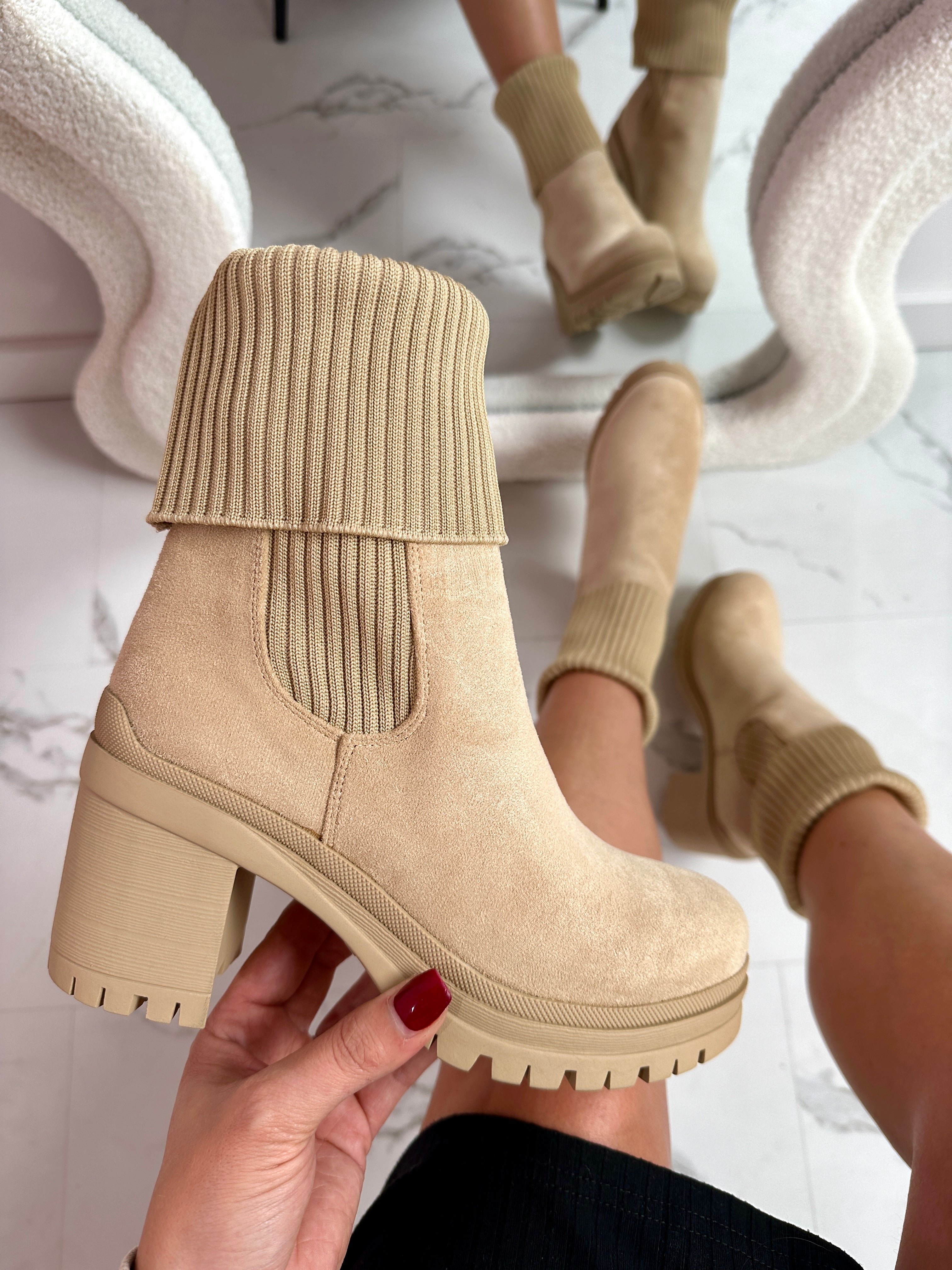 Nathalee Beige Heels