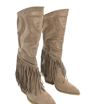 Fringle Western Beige boots
