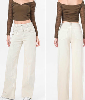 Cher Beige Jeans