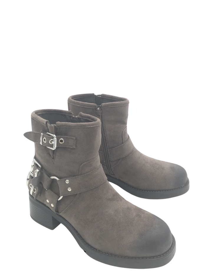 Gaby Grey Boots