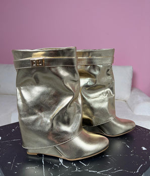 953 Gold Boots