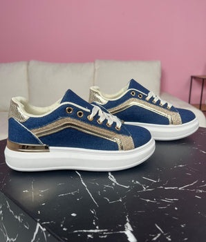 228 Navy Sneaker