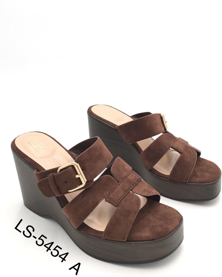 Sonja Brown Wedge
