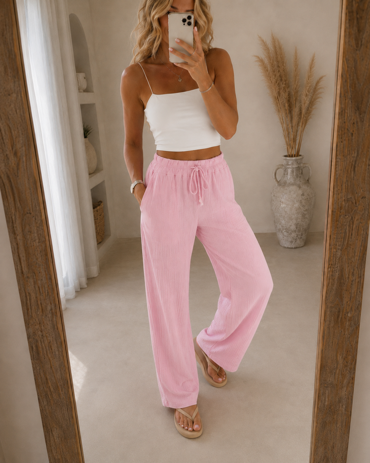 Cotton Relax Pants