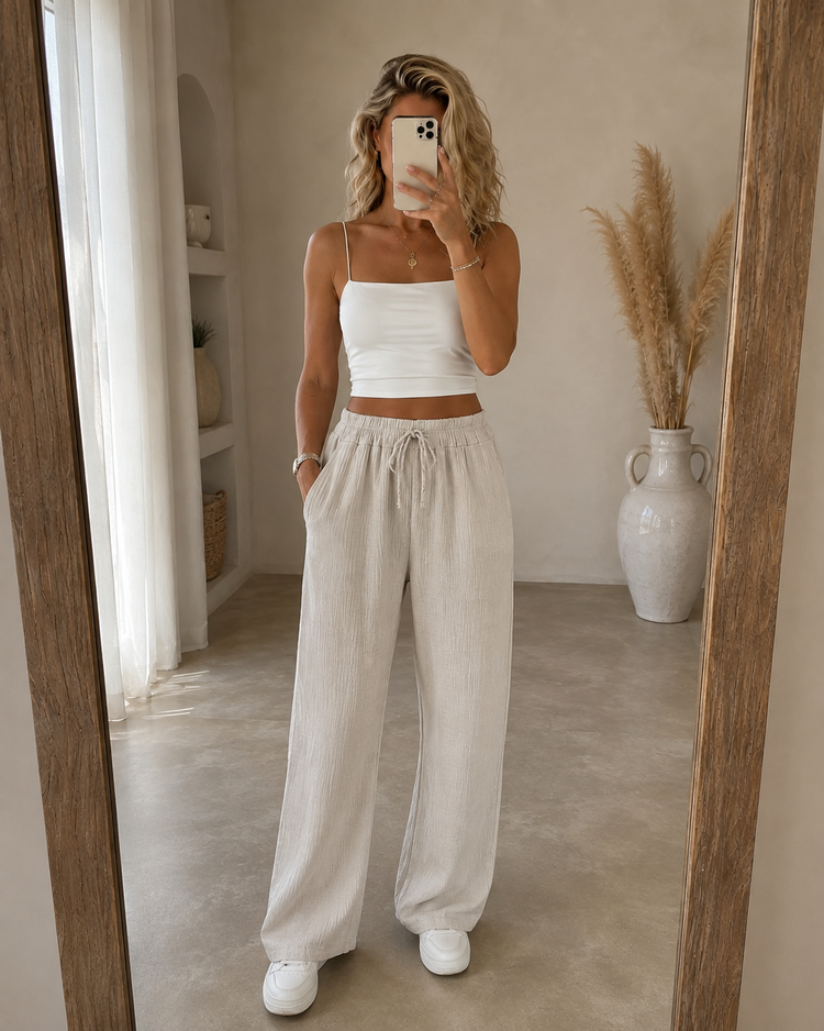 Cotton Relax Pants